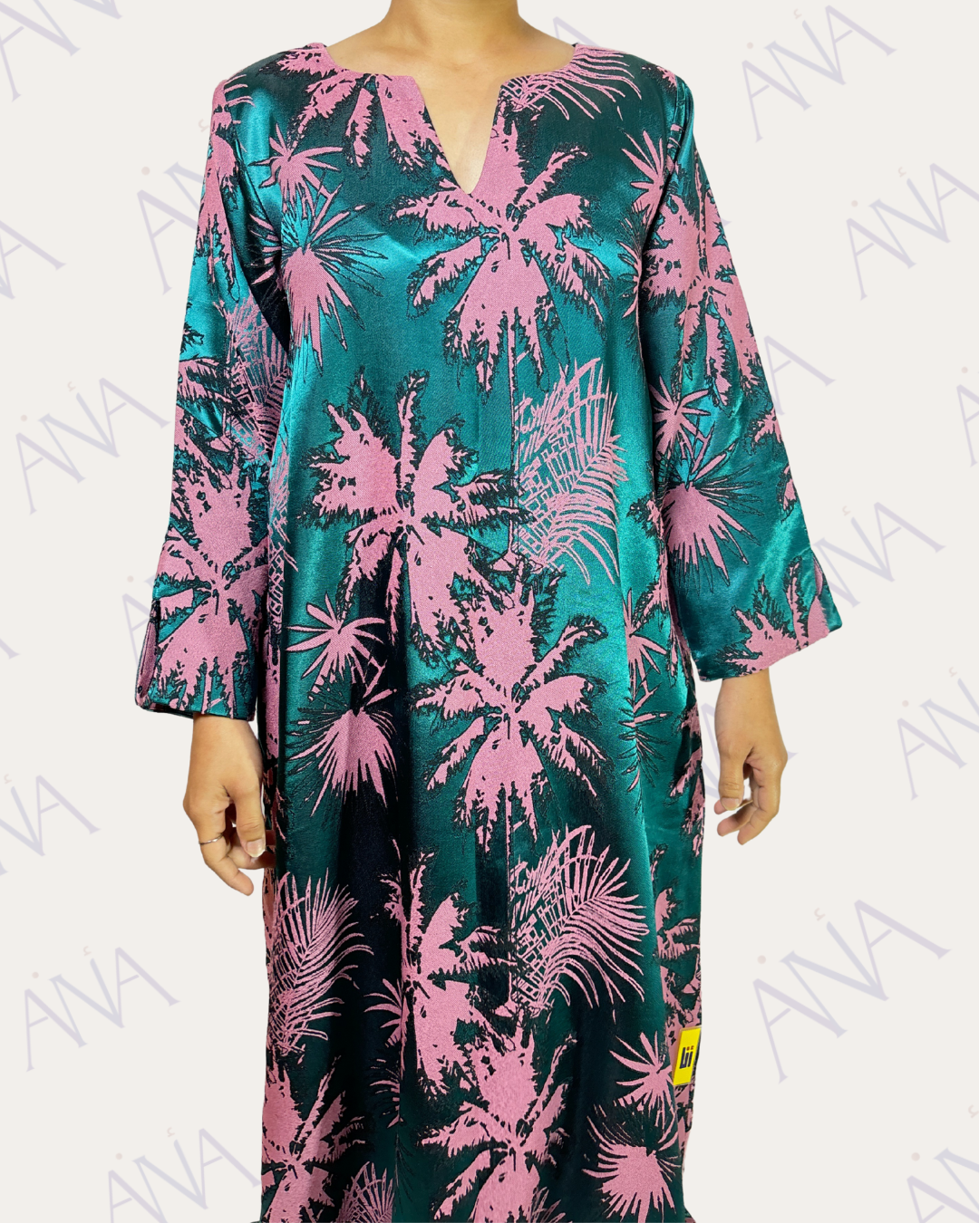 Ana Palm Tree Dress