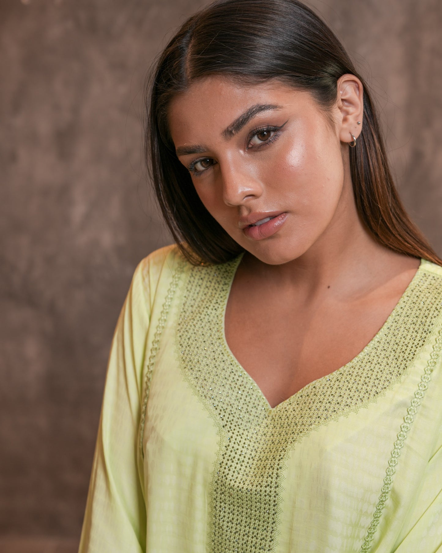 Ana Classic Green Dress