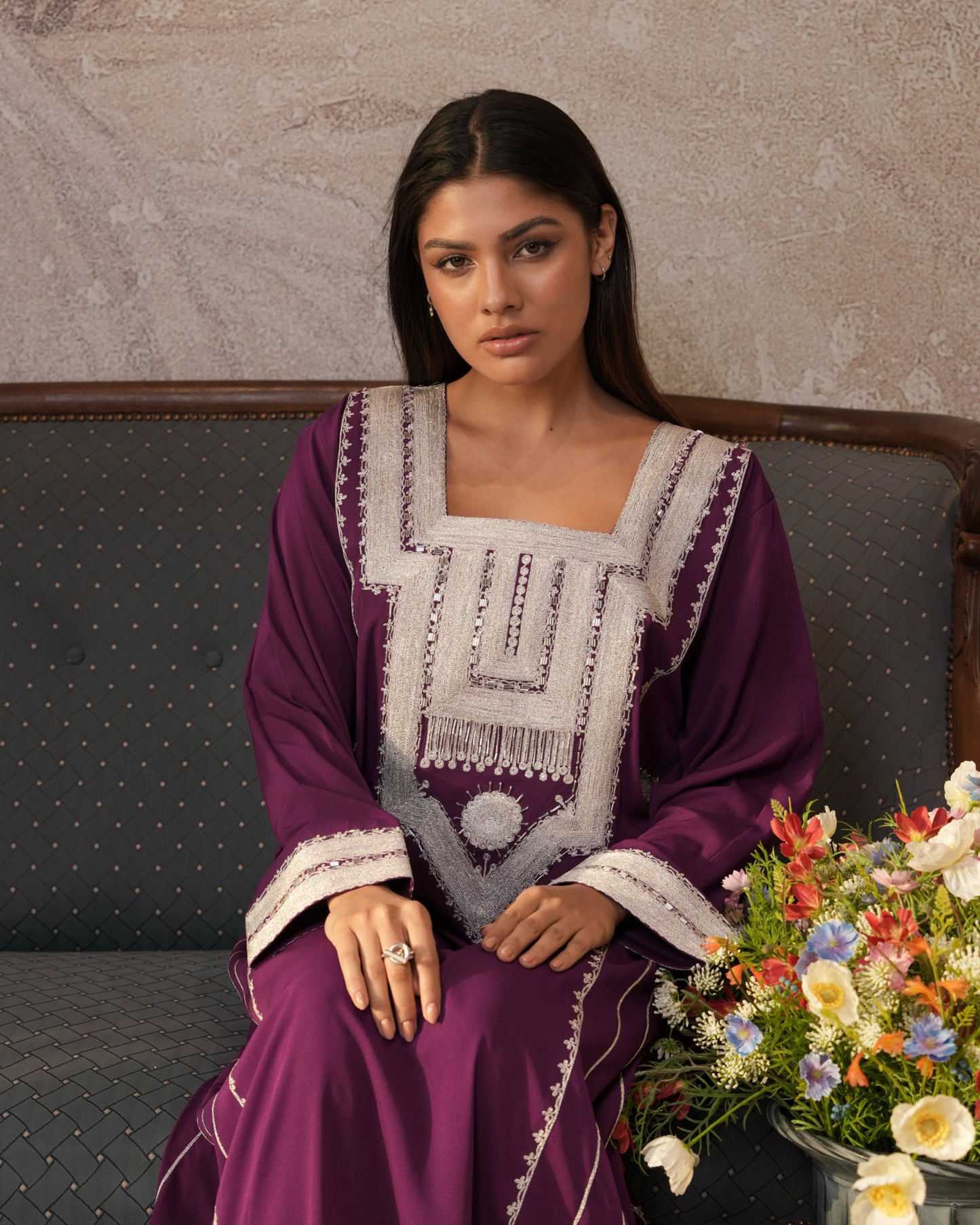 Ana Purple Exquisite Dress