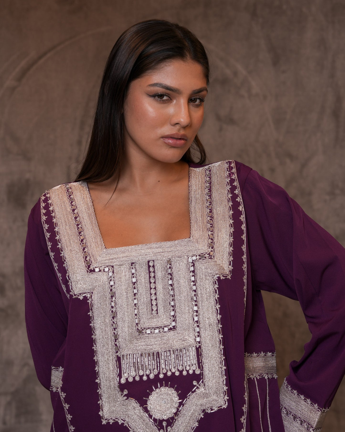 Ana Purple Exquisite Dress