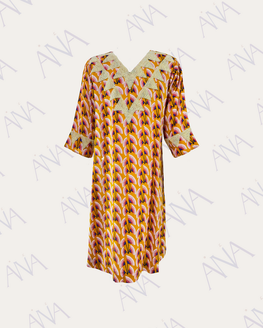 Ana Pearls Orange & Pink