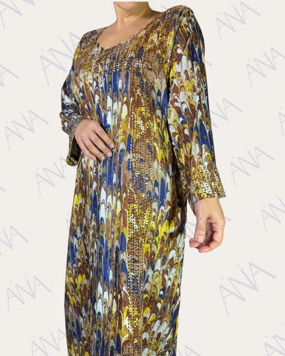 Ana Brown Crystal Dress