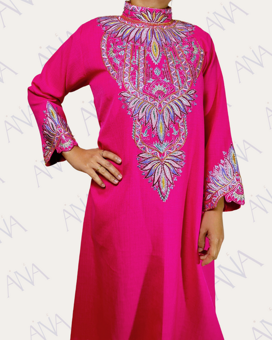 Ana Fuchsia High Neck
