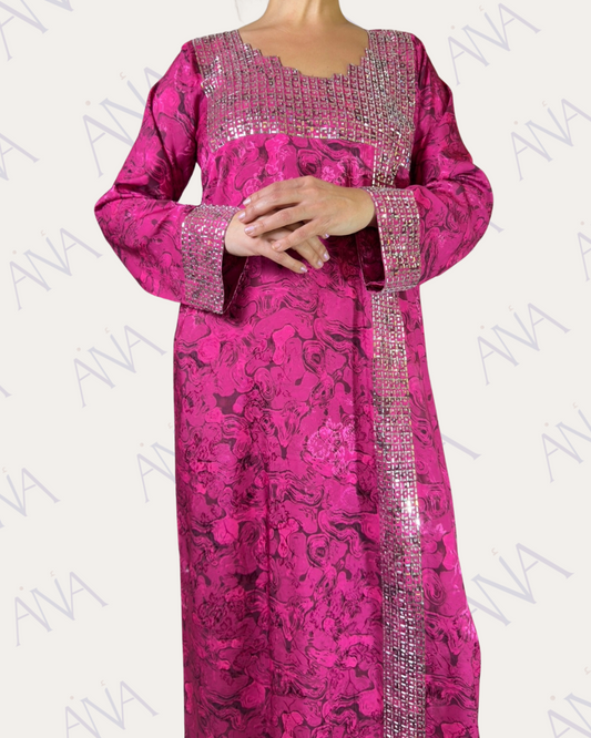 Ana Pink Crystal Dress
