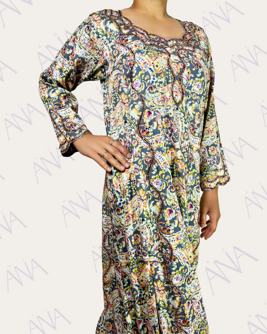 Ana Green & Brown Bling