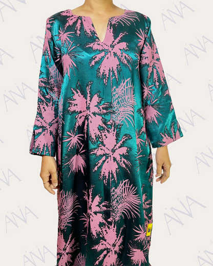 Ana Palm Tree Dress