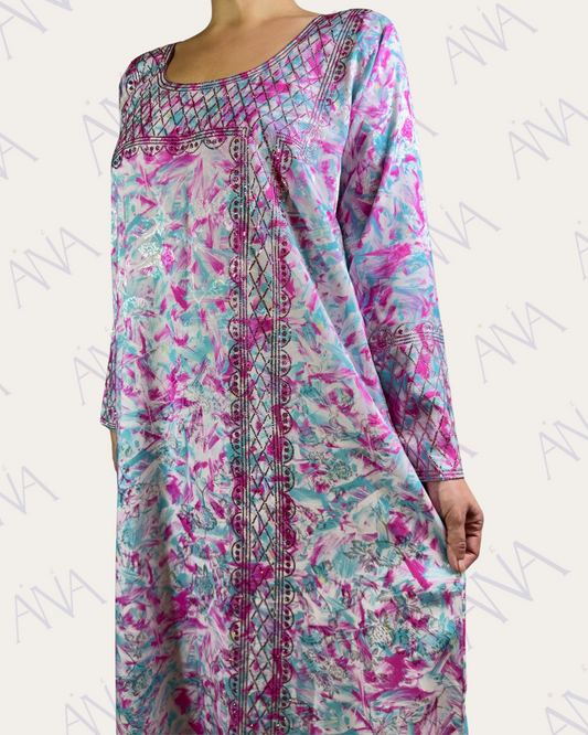 Ana Blue & Pink Full Bling