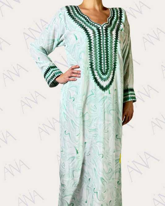Ana Green Spike Khous Dress
