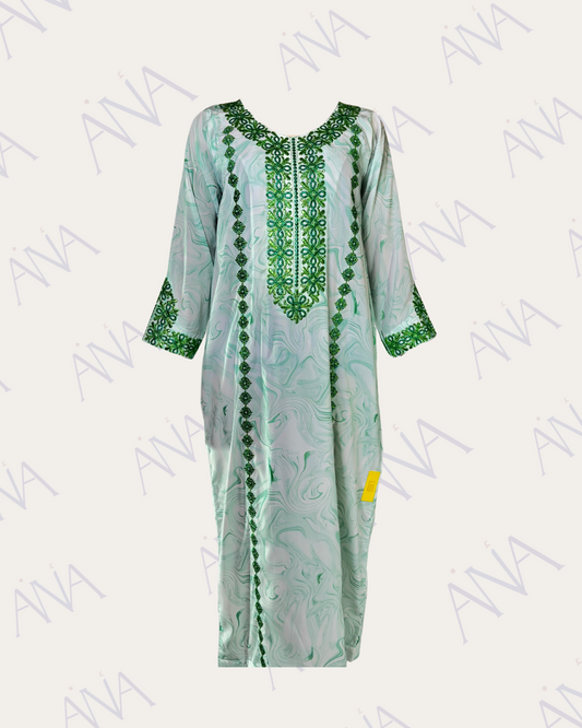Ana Green Flower Marble