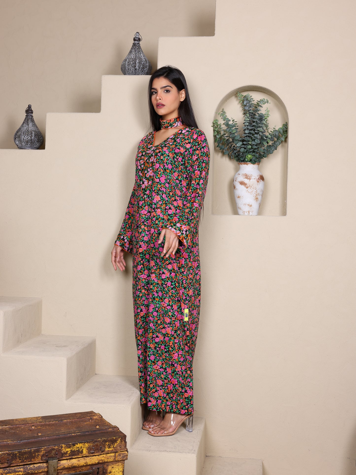 Floral Modest Jalabiya