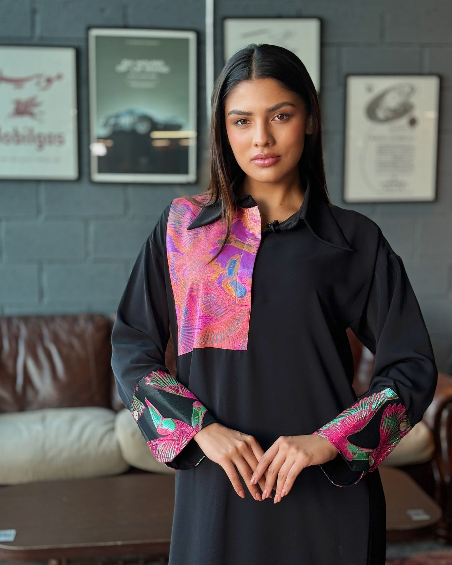 Ana Midnight Bloom Dress