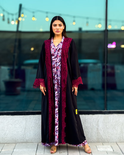 Rose Twilight Abaya