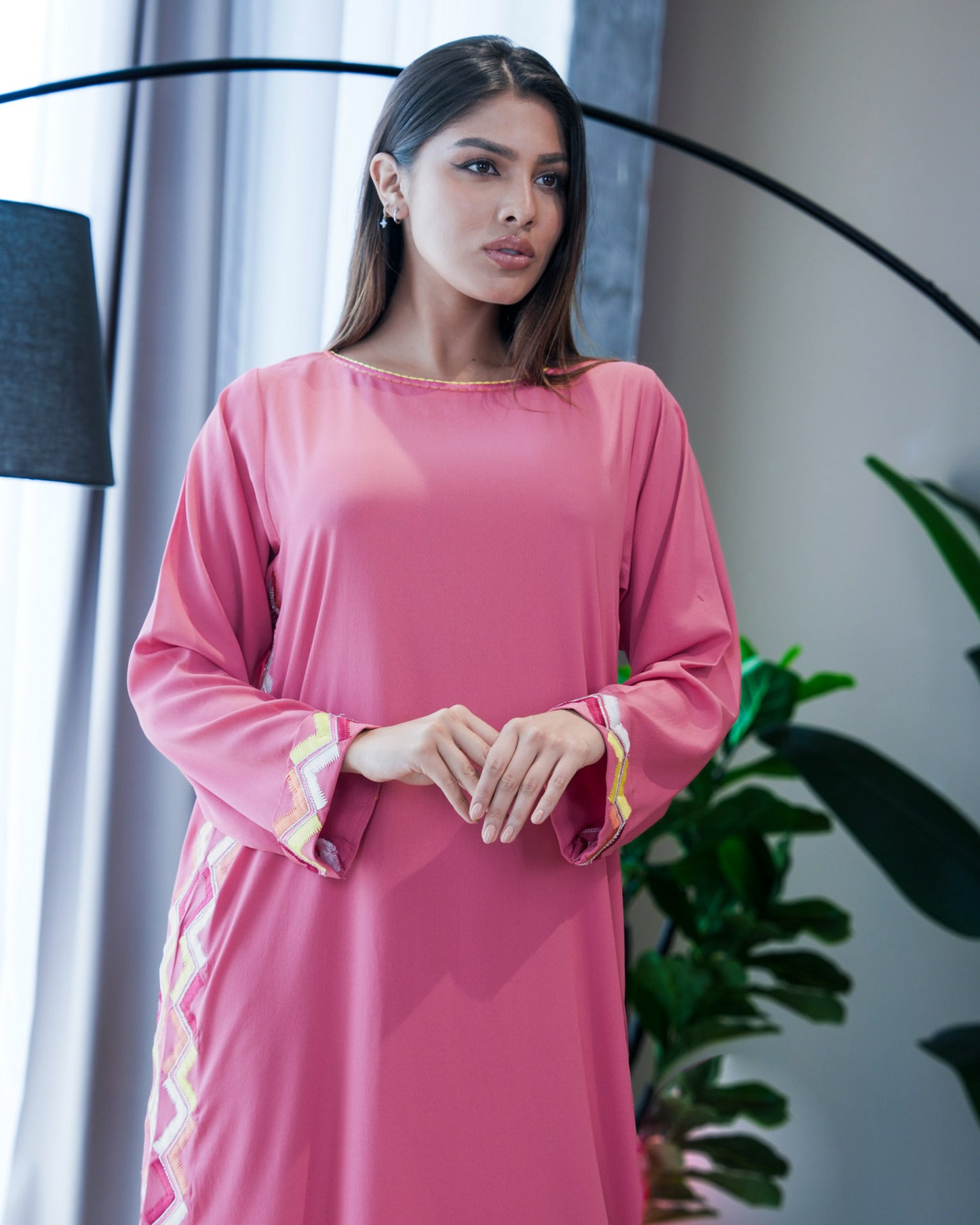 Ana Pink Classy Dress