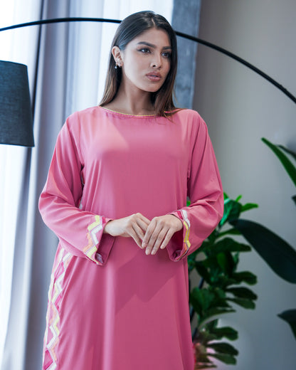 Ana Pink Classy Dress