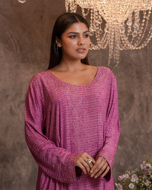 Ana Purple Crystal Dress