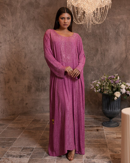 Ana Purple Crystal Dress