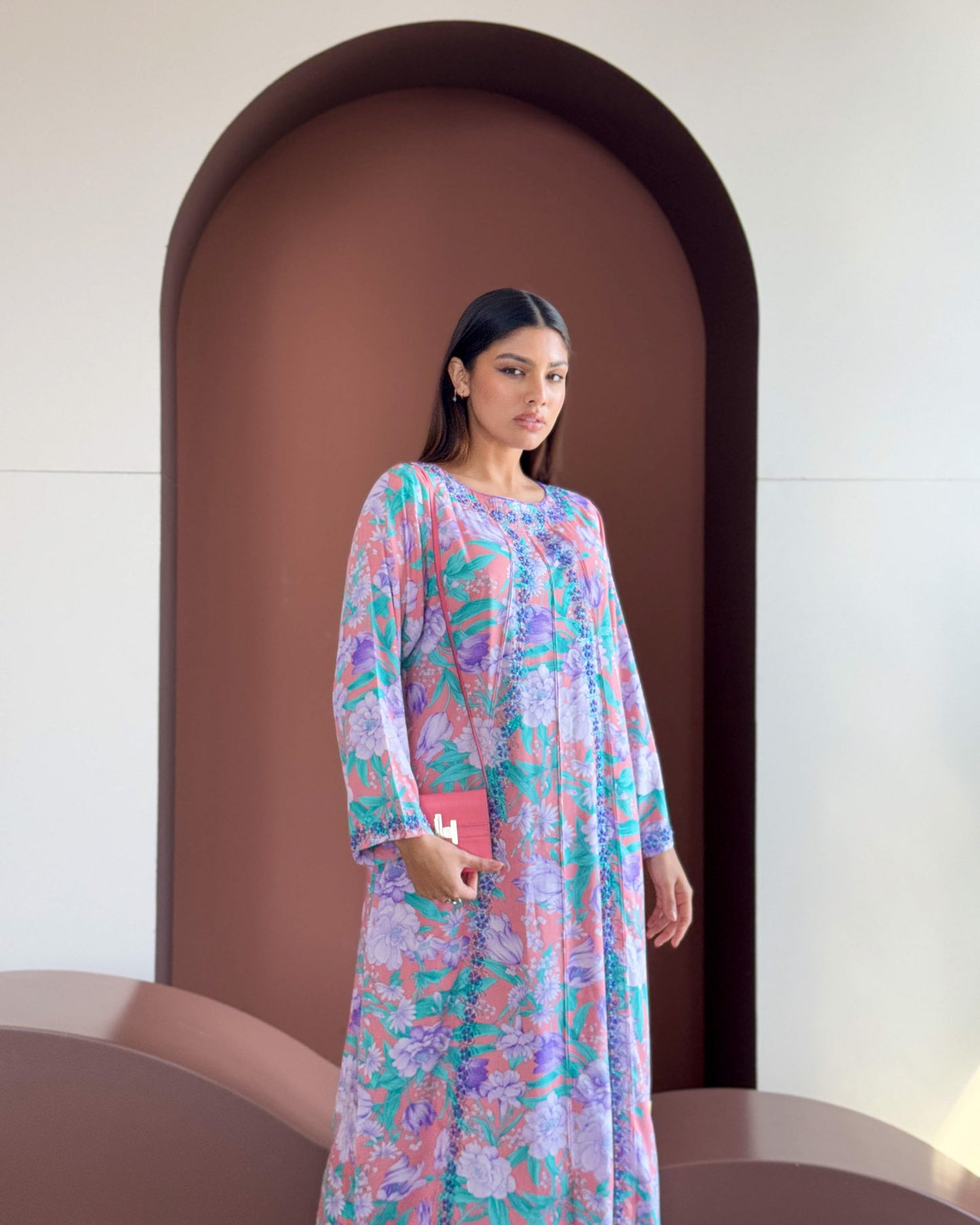 Ana Colorful Floral Dress