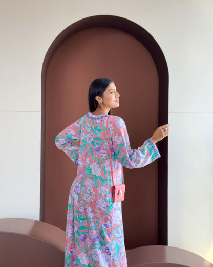 Ana Colorful Floral Dress