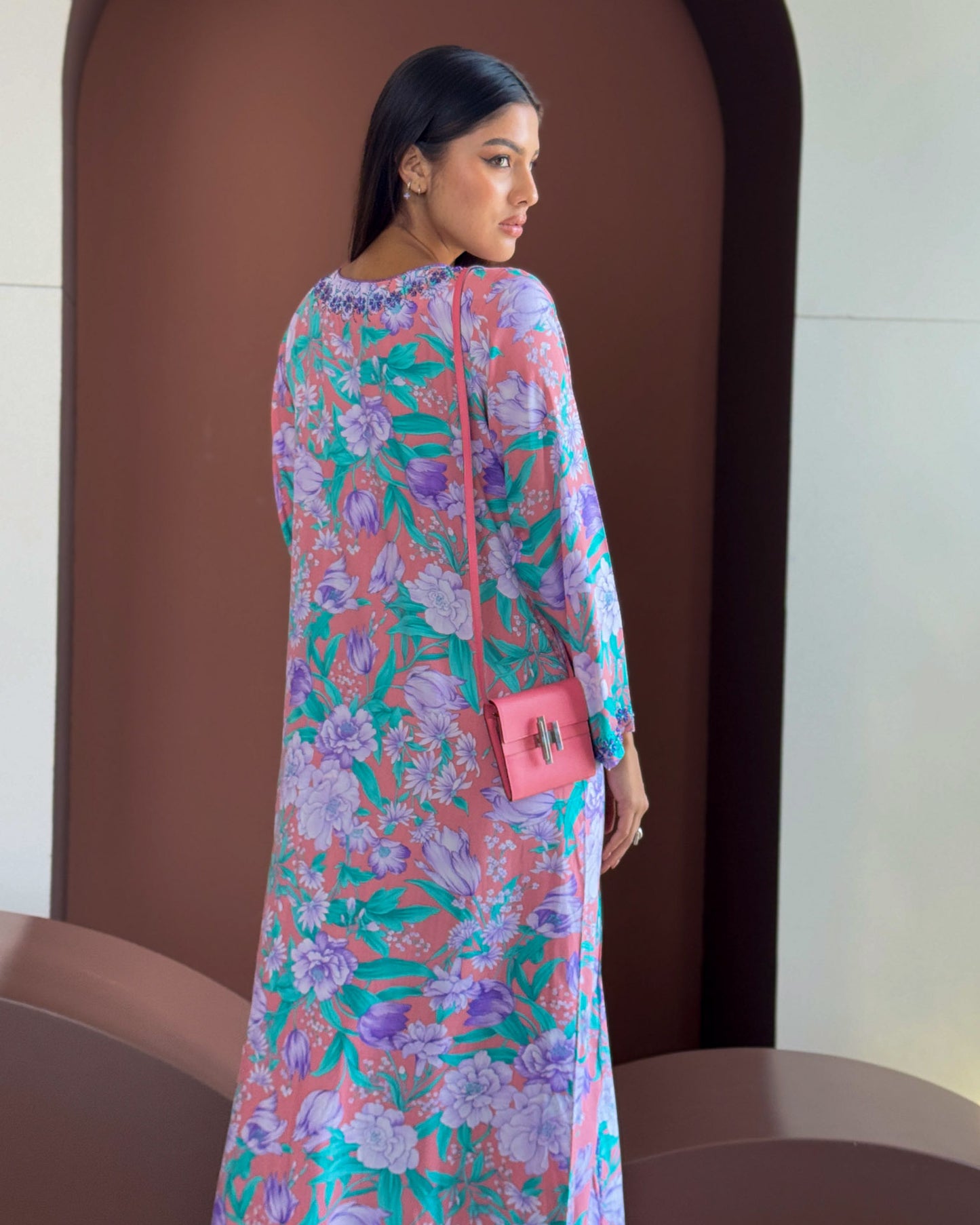 Ana Colorful Floral Dress