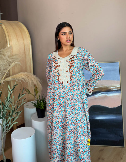 Ana Pearl Canvas Dress