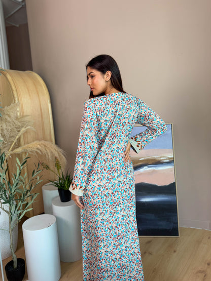 Ana Pearl Canvas Dress