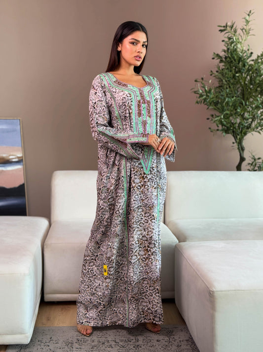 Ana Frosted Floral Dress