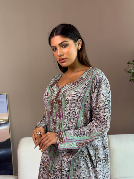 Ana Mint Green Lining Dress