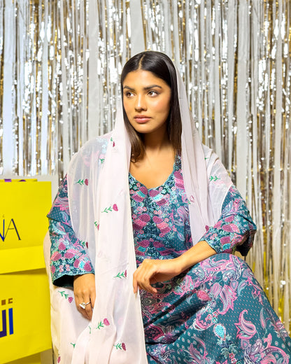 Ana Simple Turquoise Dress