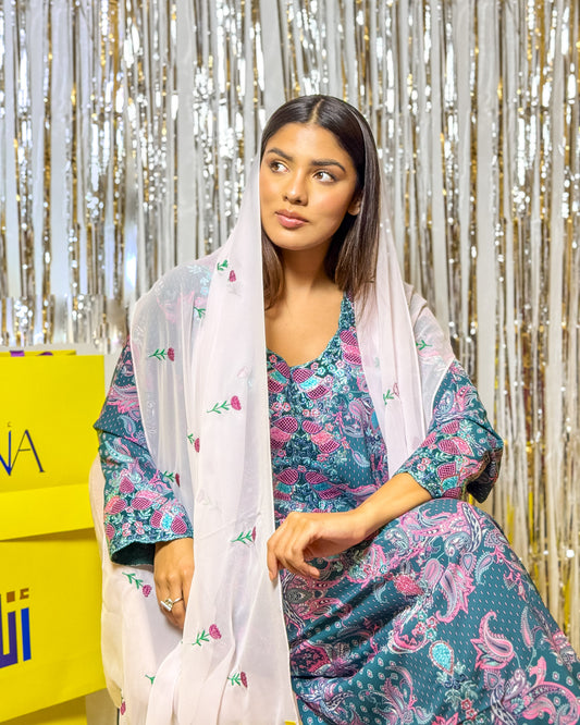 Ana Simple Turquoise Dress